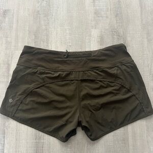 Lululemon Dark Green Shorts